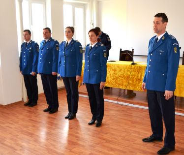 Festivitate de avansare în grad la Inspectoratul de Jandarmi Judeţean Tulcea