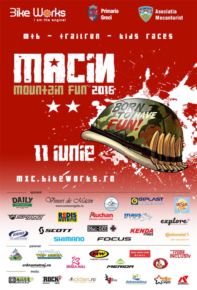 Măcin Mountain Fun 2016 Ciclism şi alergare în Munţii Măcinului