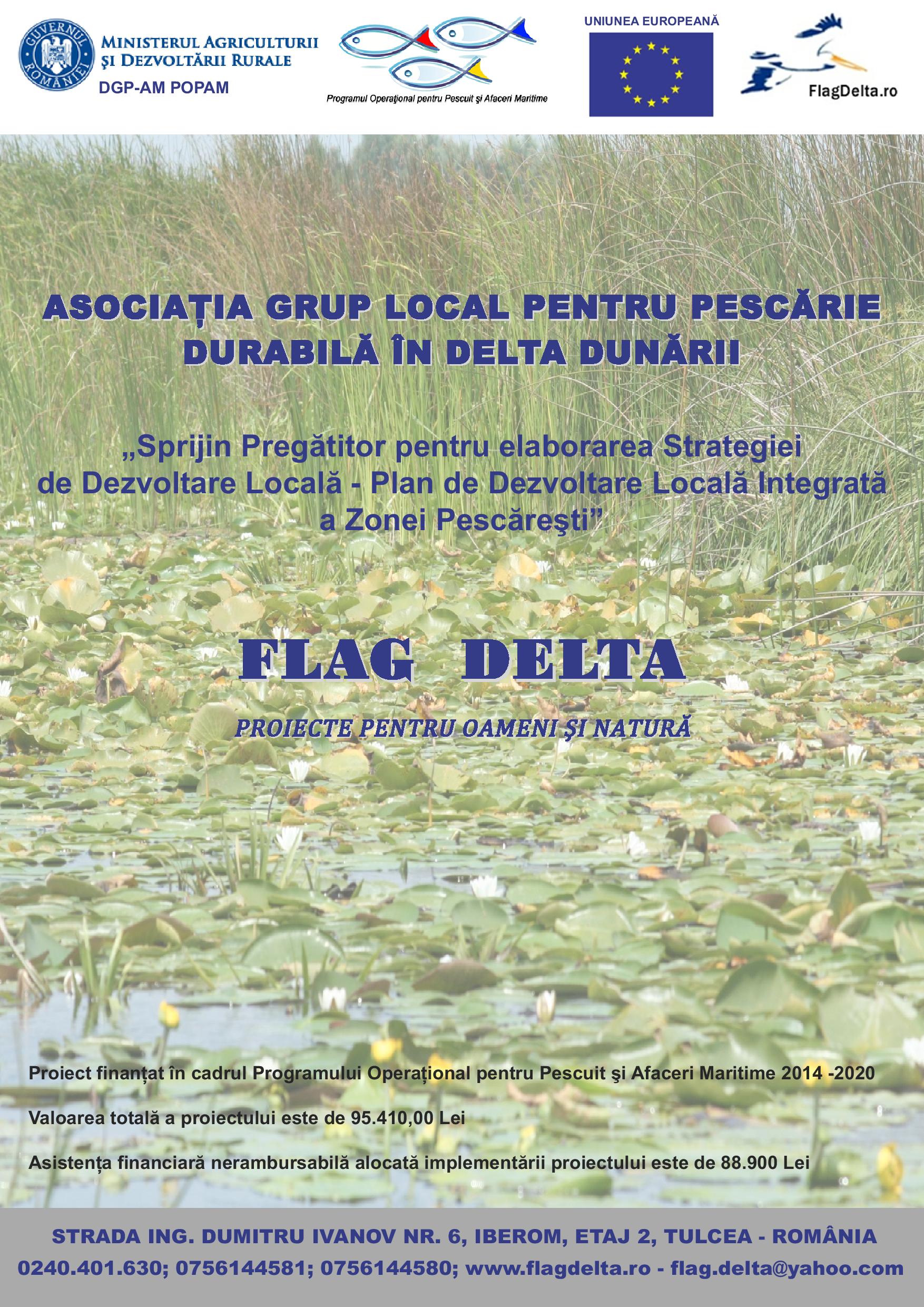 Comunicat FLAG Delta:Se mai pot depune cereri de finanțare