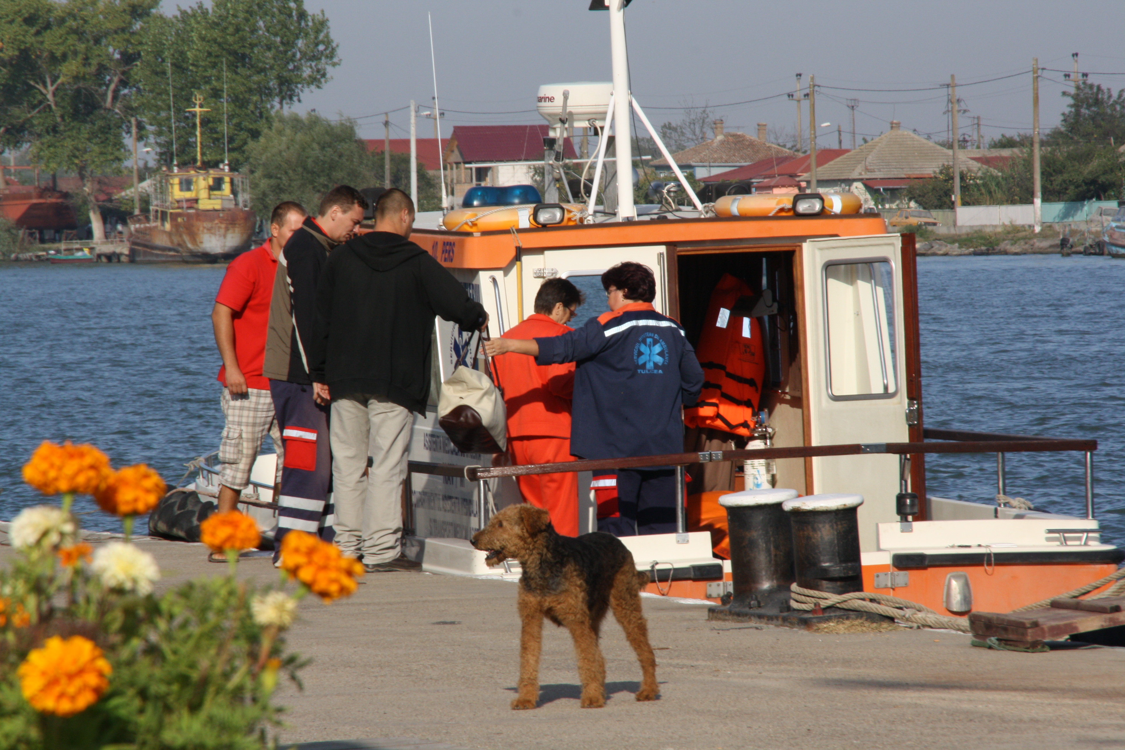 Pompierii tulceni au fost solicitați să caute o persoană dispărută pe Dunăre, la km 107