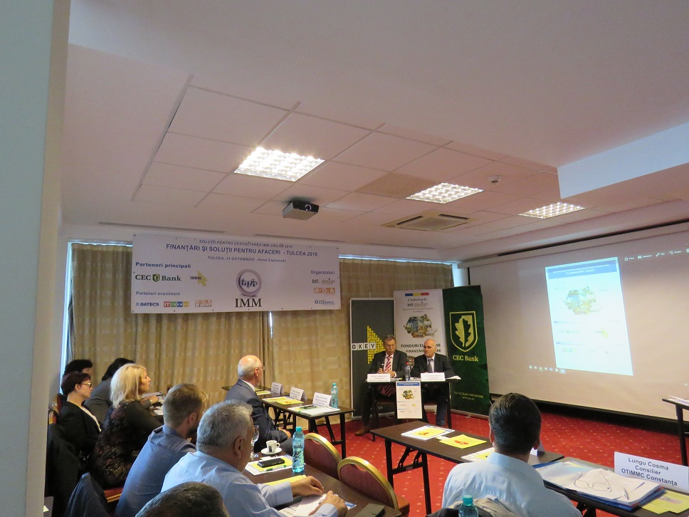 Seminar privind posibilităţile de finanţare  ale IMM-urilor, la Tulcea