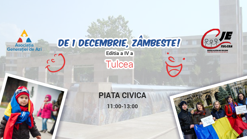 „De 1 Decembrie, Zâmbește!”  –	un proiect cu și despre români –