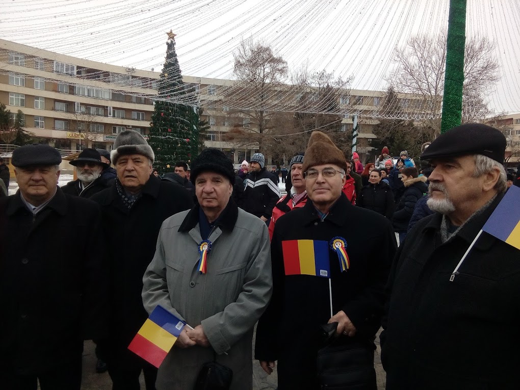 Reprezentantii Asociaţiei Naţionale a Cadrelor Militare în Rezervă şi în Retragere,prezenti la Ziua Unirii Principatelor Române