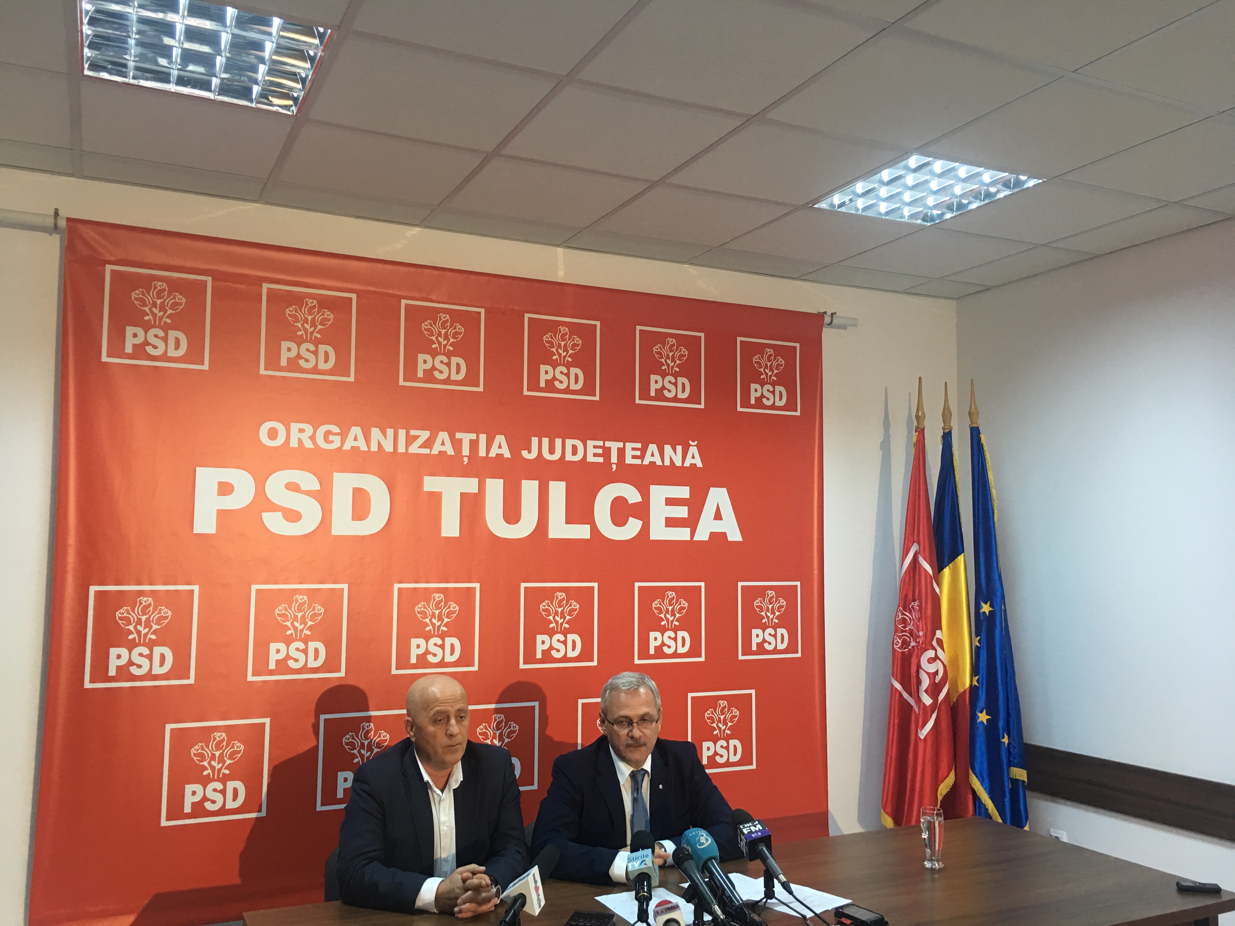 Presedintele PSD Liviu Dragnea, la Tulcea: „Podul peste Dunare intra in linie dreapta!“