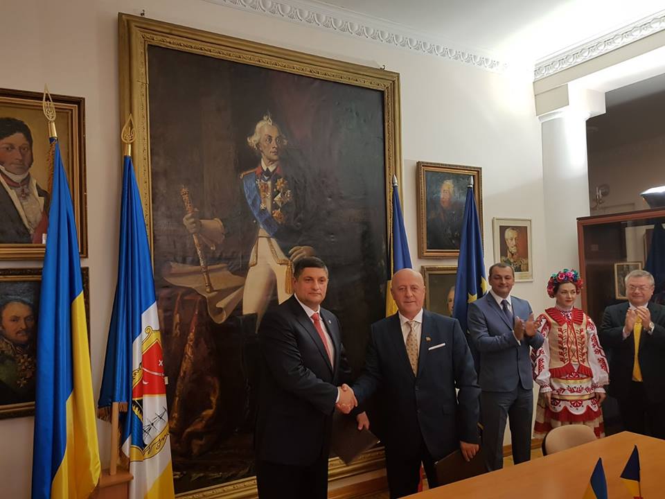 A fost semnat în Ucraina: Acord de Înțelegere între Județul Tulcea și Orașul Izmail