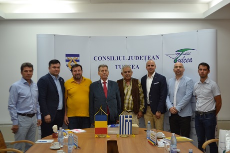 Delegație din Grecia, în vizită la Consiliul Județean Tulcea