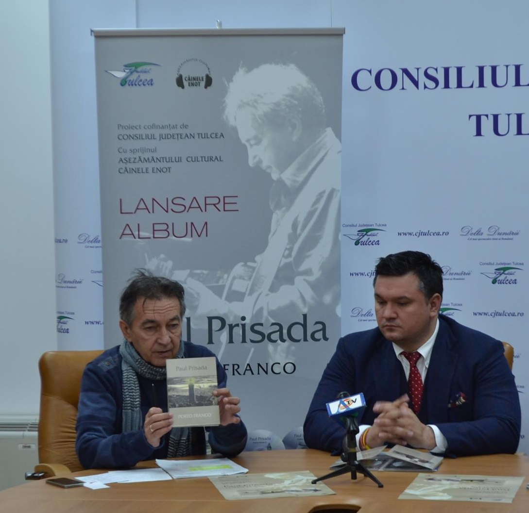 Programul lansărilor albumului Porto Franco, al cantautorului Paul Prisada