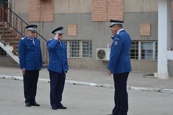 Ceremonie de trecere în corpul ofiţerilor la Inspectoratul de Jandarmi Judeţean Tulcea