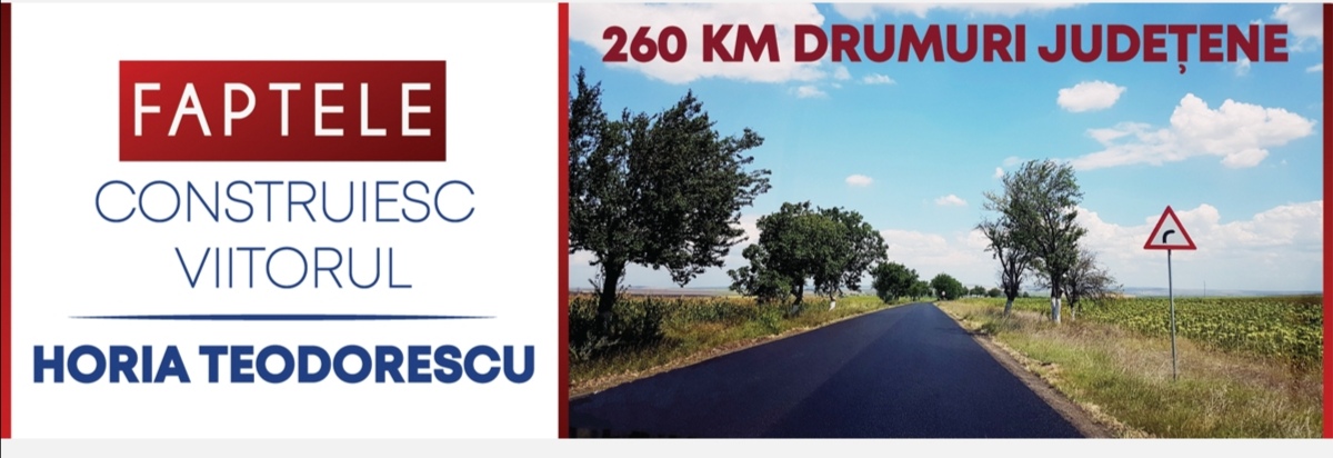 Valoarea investițiilor Consiliului Județean la Tulcea în modernizare drumuri județene – aproximativ 120 milioane de euro. 260 de km drumuri – reabilitare, modernizare(P)