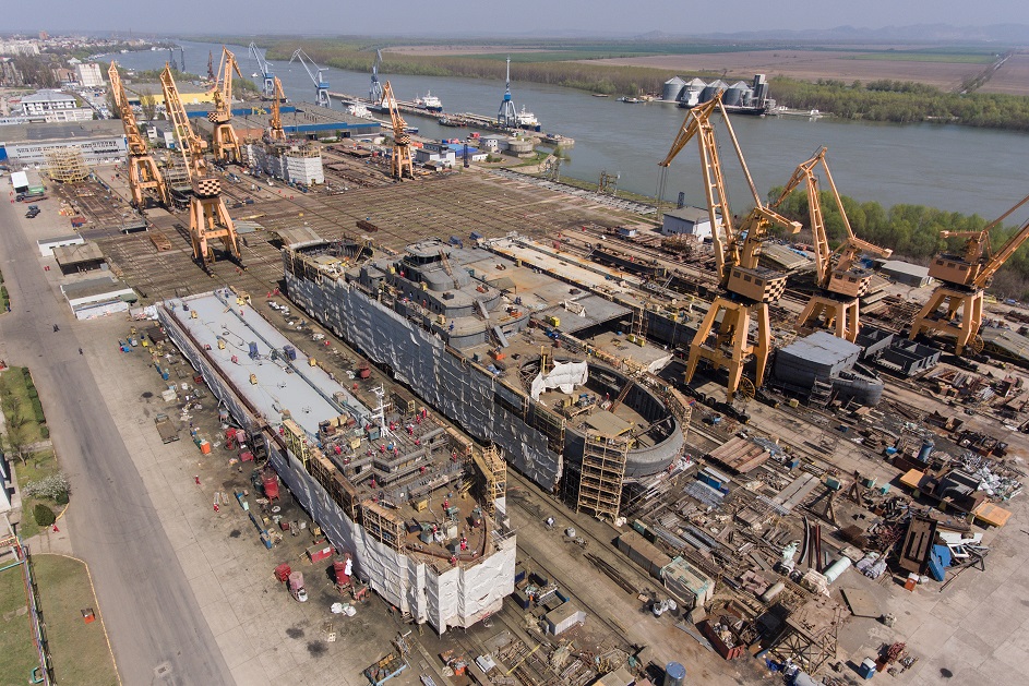 Şantierele Fincantieri în România – Vard Brăila şi Vard Tulcea –  pregătite să construiască nave militare