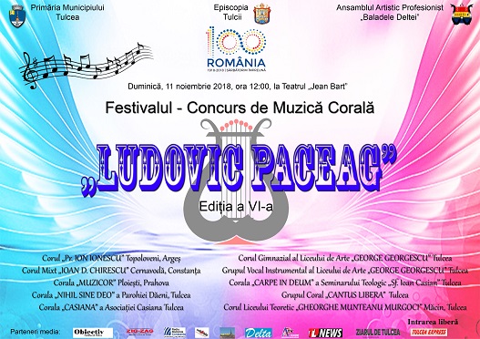 Festivalul – Concurs de Muzică Corală „Ludovic Paceag”, la Teatrul Jean Bart