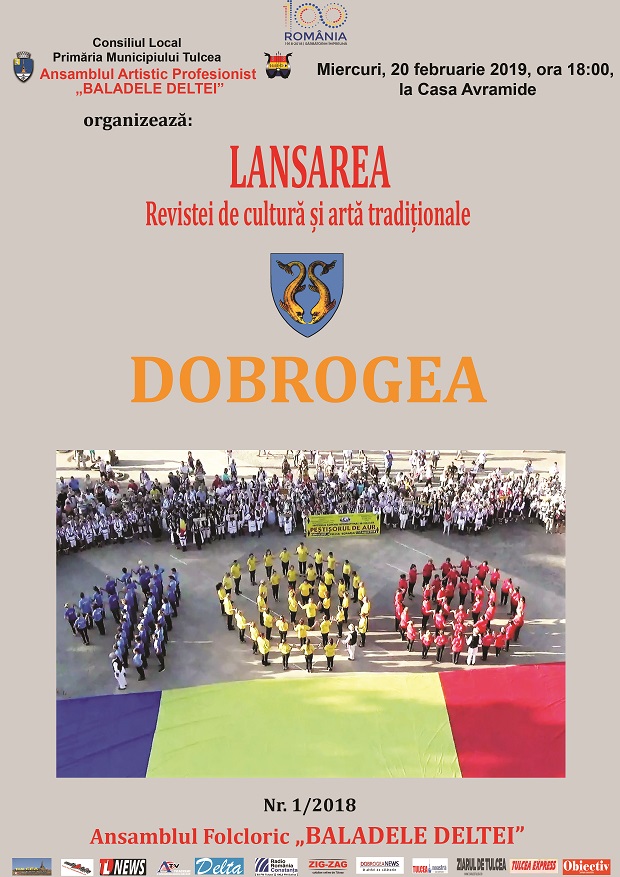Ansamblul Folcloric „Baladele Deltei” lansează  Revista „Dobrogea”