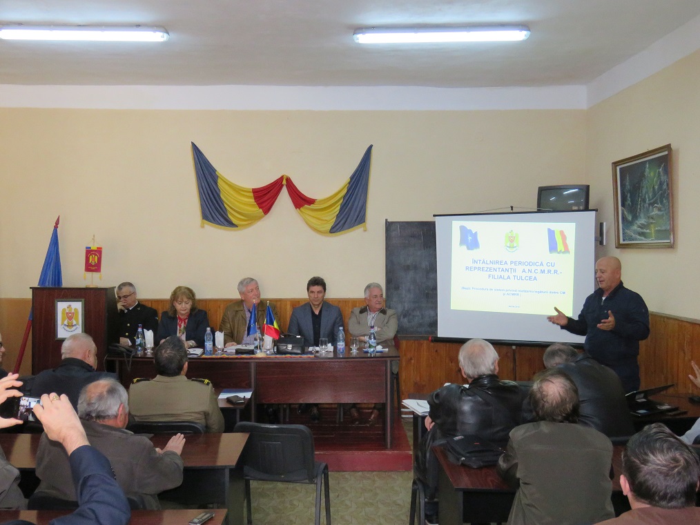 Adunarea Generală a Asociației Naționale a Cadrelor Militare în Rezervă și în Retragere – Filiala Tulcea