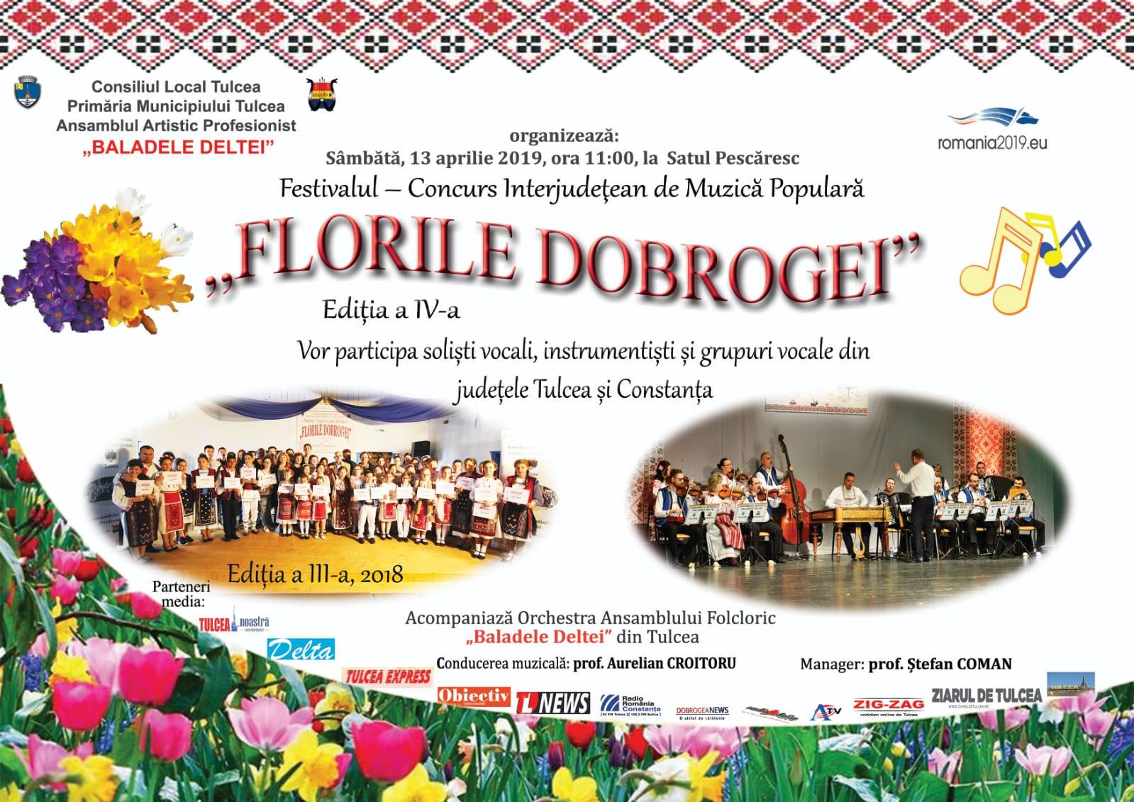 Festivalul – Concurs Interjudețean de Muzică Populară „FLORILE DOBROGEI”