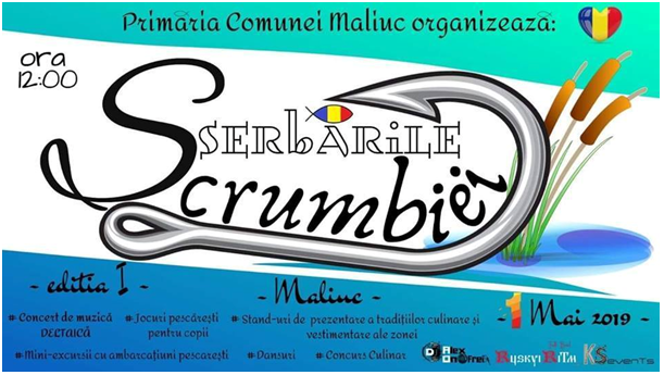 Serbările Scrumbiei vor avea loc de 1 Mai, la Maliuc, în inima Deltei!