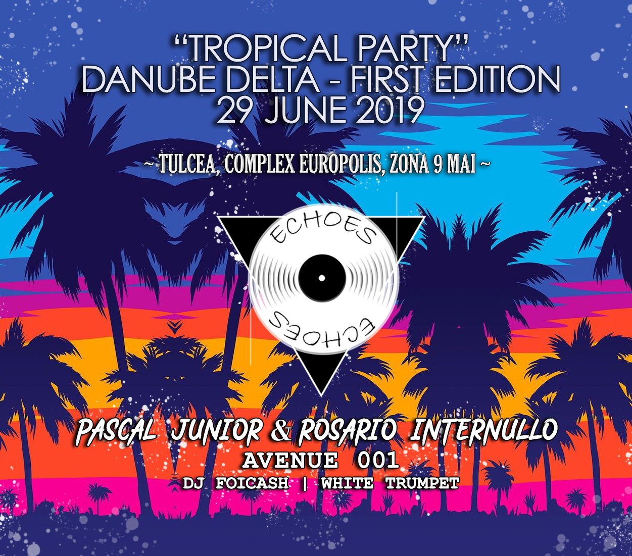Petrecere tropicală pe muzică electronică în Tulcea, cu DJ Internullo