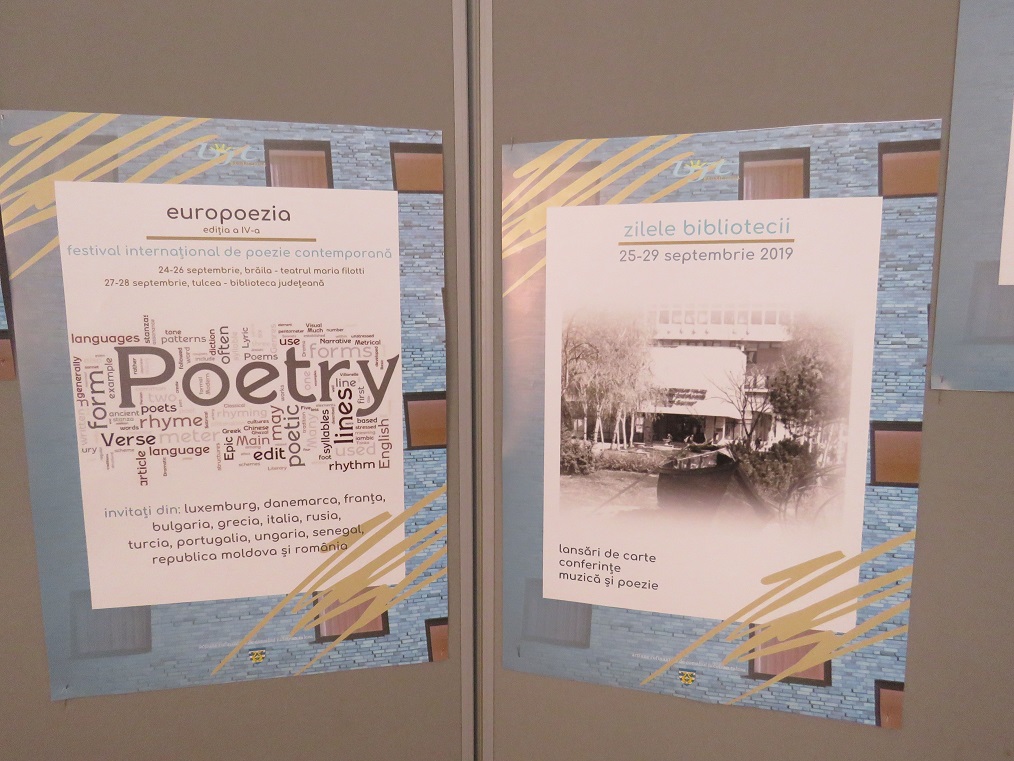 Festivalul Internațional de Poezie Contemporană Europoezia, în cadrul Zilelor Bibliotecii Județene Panait Cerna