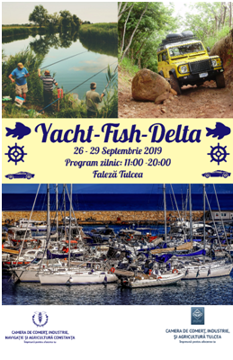 Yacht-Fish-Delta Tulcea, 26-29 septembrie 2019