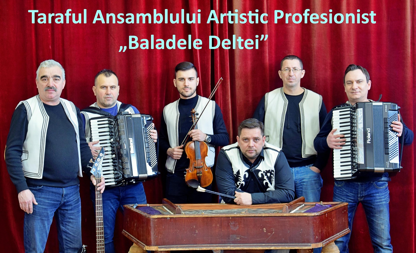Taraful Ansamblului „Baladele Deltei” participă la Festivalul de muzică lăutărească „Ionică Minune”