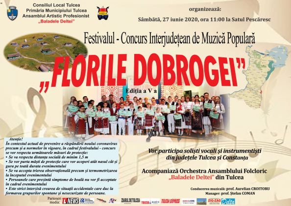 Festivalul – Concurs Interjudețean de Muzică Populară „FLORILE DOBROGEI” Ediția a V-a