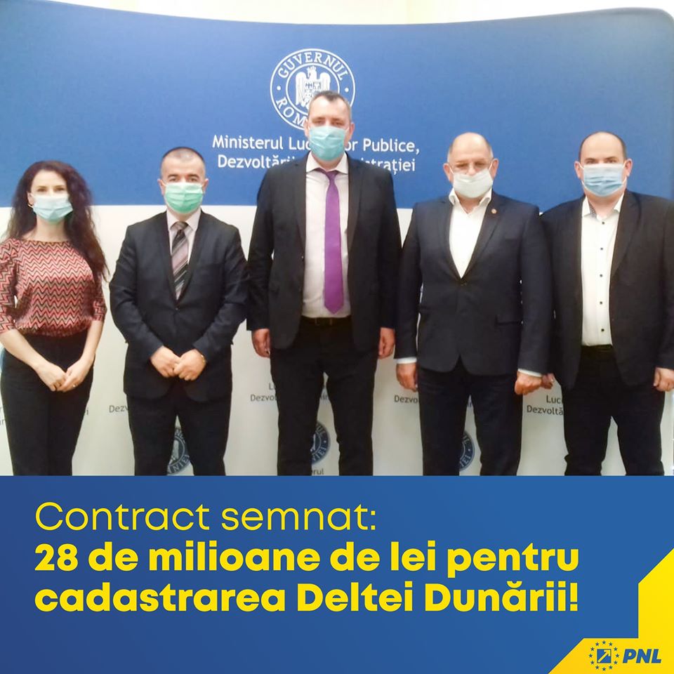 Cadastrarea Deltei Dunării reprezintă cel mai mare contract de finanțare încheiat vreodată de Agenția Națională de Cadastru și Publicitate Imobiliară (ANCPI) cu o instituție publică!