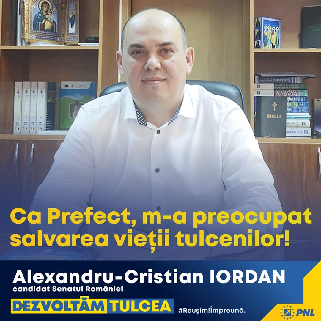 Cristian Iordan: „Ca viitor Senator de Tulcea îmi propun să continui să muncesc pentru fiecare tulcean”