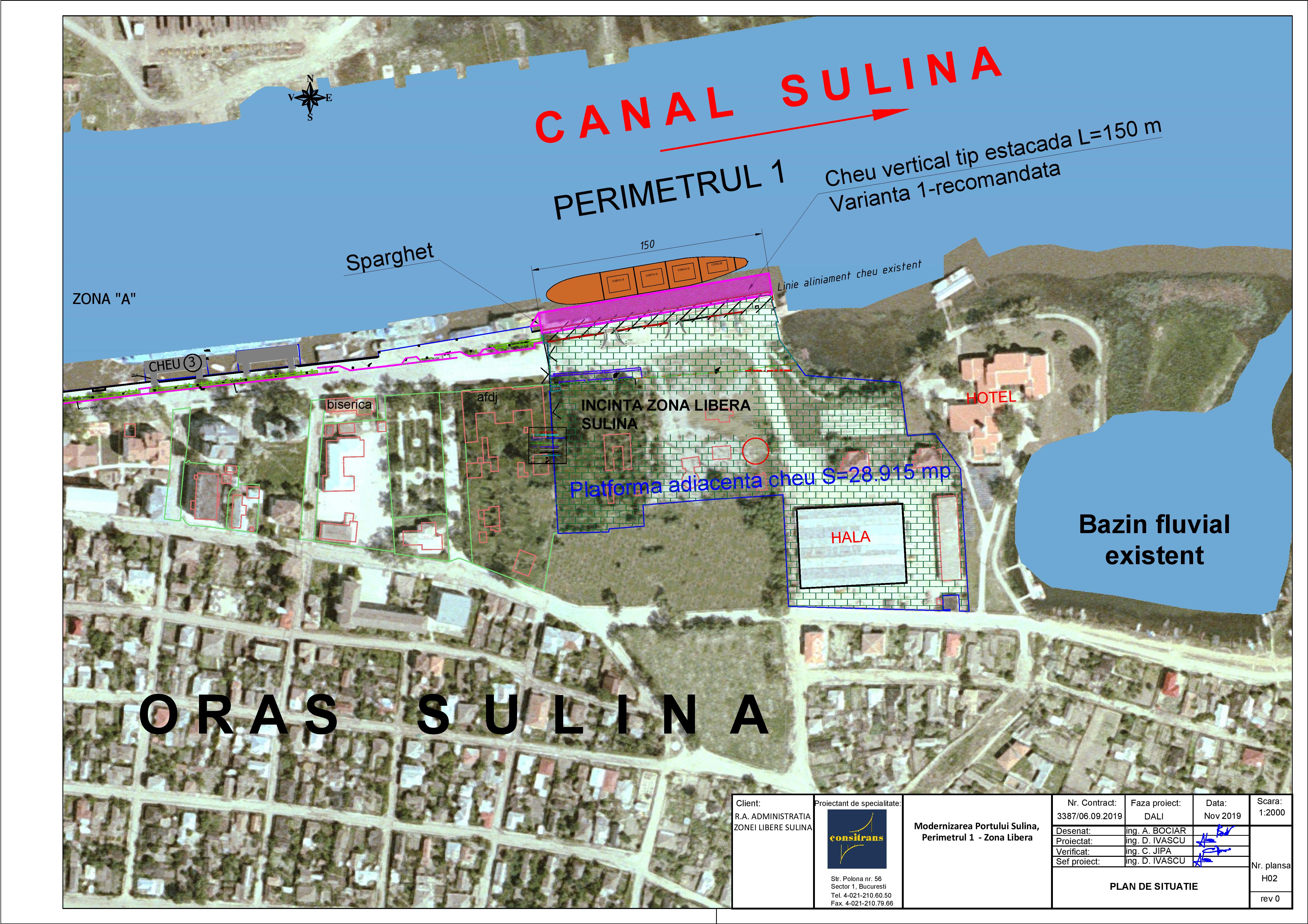 Modernizarea Portului Sulina, Perimetrul 1 – Zona liberă