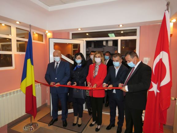 Cu ocazia deschiderii Consulatului General Onorific al Republicii Turcia la Tulcea, Excelența Sa Doamna Ambasador  Füsun Aramaz, în vizită oficială în municipiu