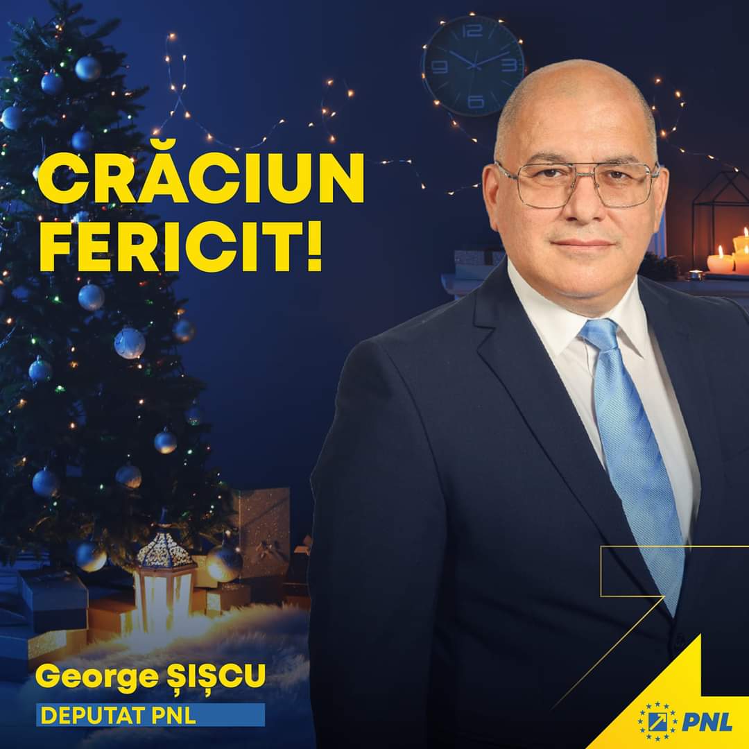 Deputatul George Șișcu vă urează Sărbători fericite