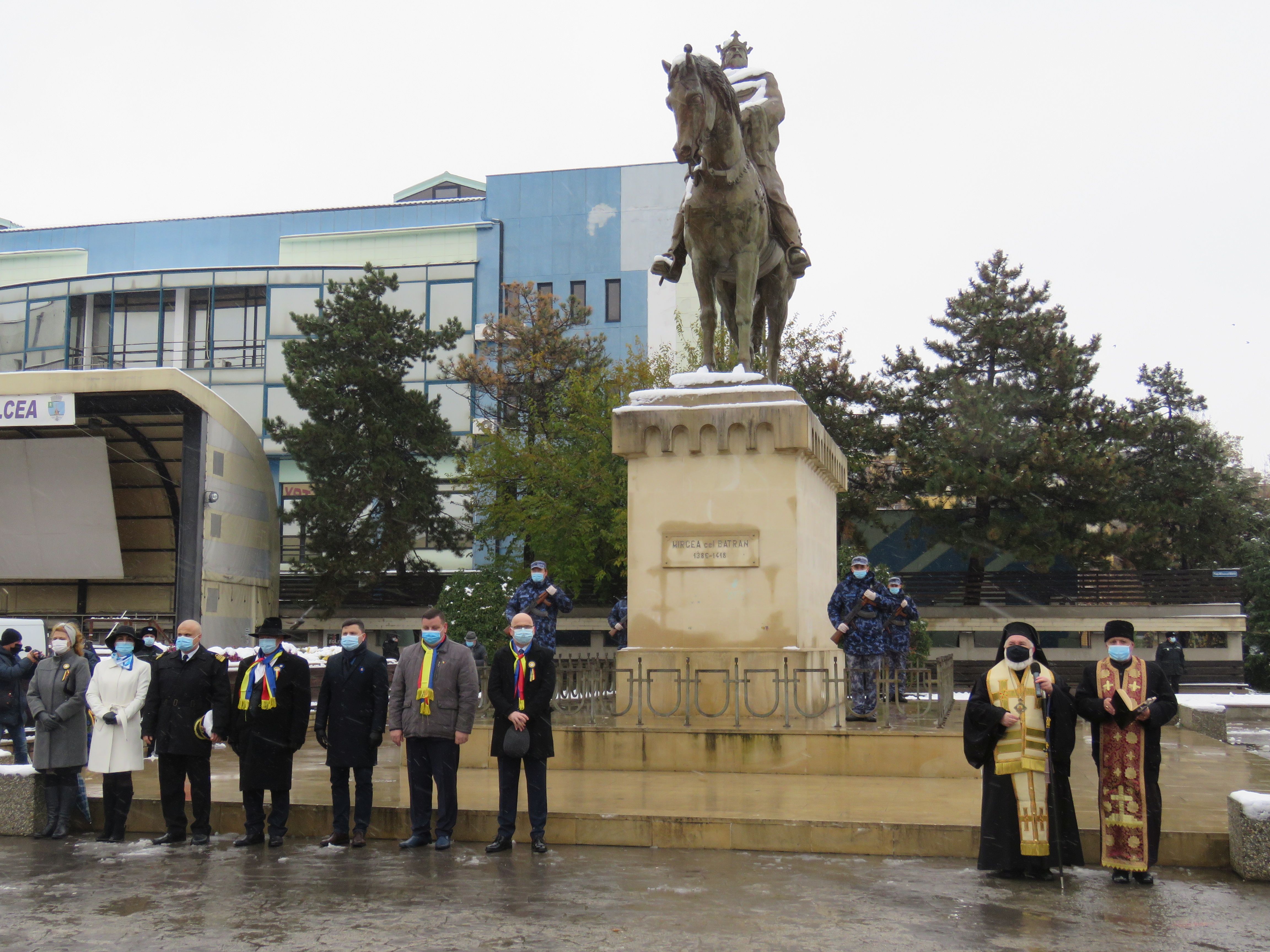 Ceremonial dedicat Zilei Naționale a României, în Piața Civică