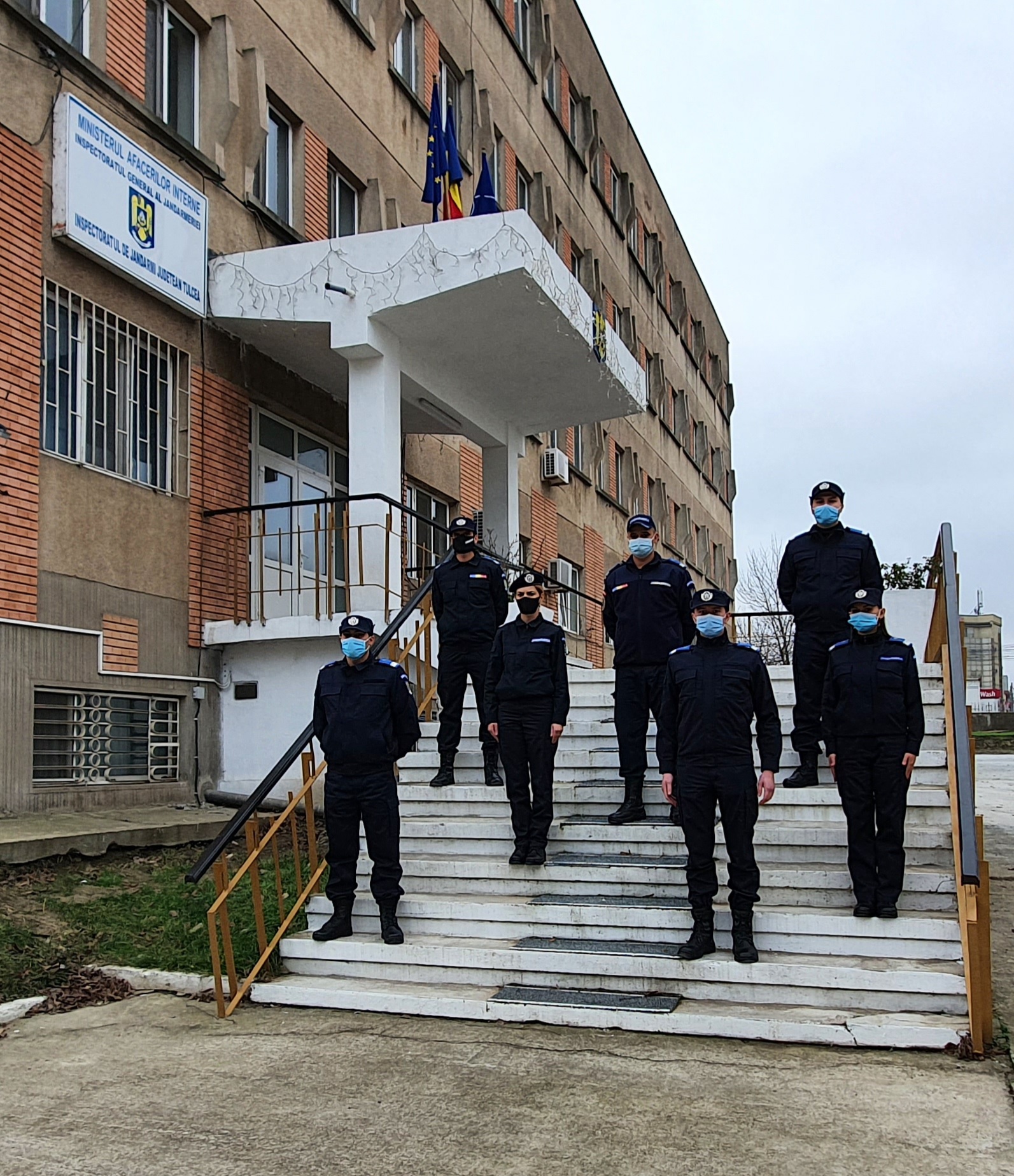 Depunerea jurământului militar la sediul Jandarmeriei Tulcea