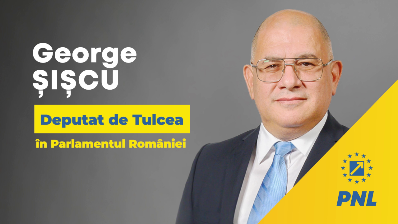 Declarație politică George Șișcu, deputat PNL de Tulcea:  „Acest Guvern abandonează principiul „să se dea”! Susținem investiții și reforme​.“ 