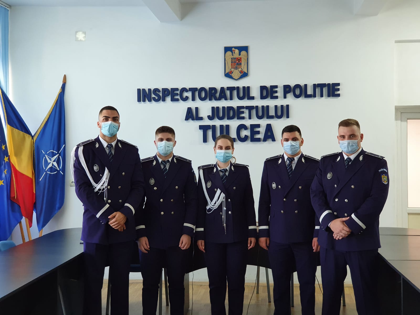 Tinerii absolvenți ai Academiei de Poliție ,,Alexandru Ioan Cuza” și-au început activitatea profesională în cadrul IPJ Tulcea