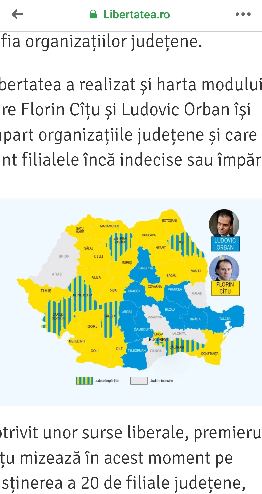 PNL Tulcea alege între Câțu și Orban pe 31 iulie