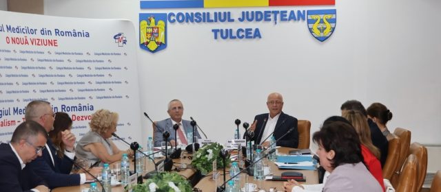 Conducerea Colegiului Medicilor din România, la Tulcea