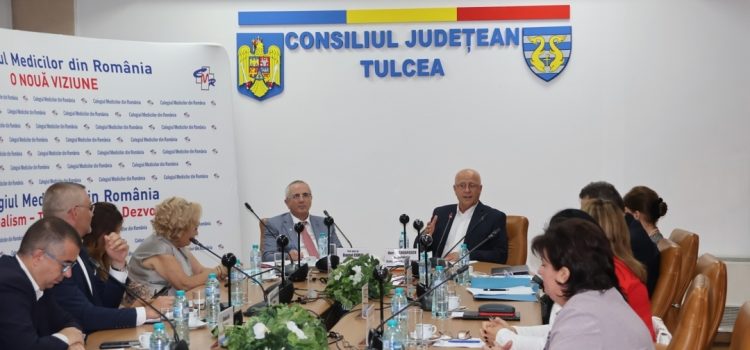 Conducerea Colegiului Medicilor din România, la Tulcea