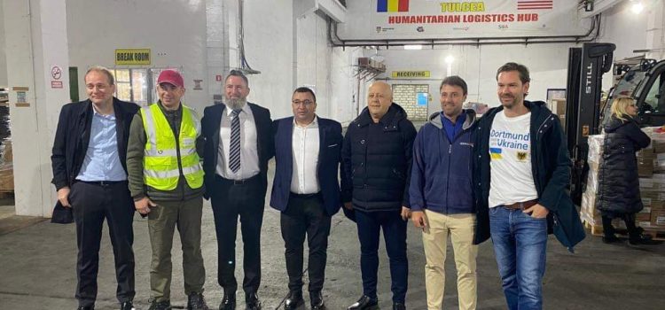 Hubul Umanitar de Logistică Tulcea a primit vizita unei delegații reprezentative a Primăriei din Dortmund