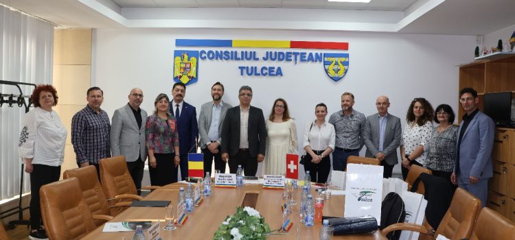 Delegație a Biroului de Cooperare Elvețiană din cadrul Ambasadei Elveției în România, în vizită de lucru la Tulcea