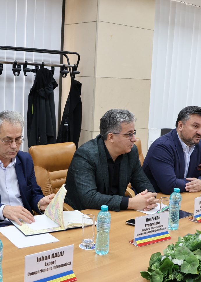 Delegație a Consiliului Județean Vâlcea, în vizită la Consiliul Județean Tulcea   