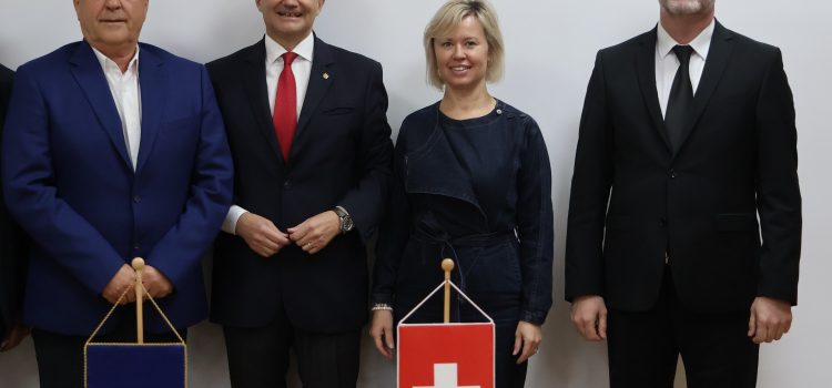 E.S. Massimo Baggi, ambasadorul Elveției în România, în vizită oficială în județul Tulcea
