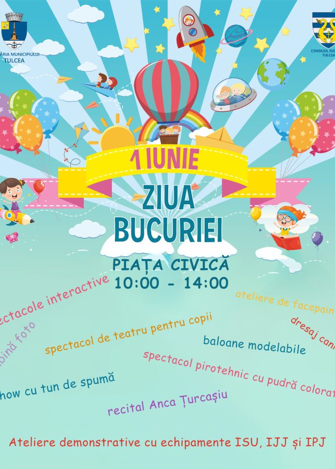 Ziua Copilului, organizată în Piața Civică din municipiul Tulcea   