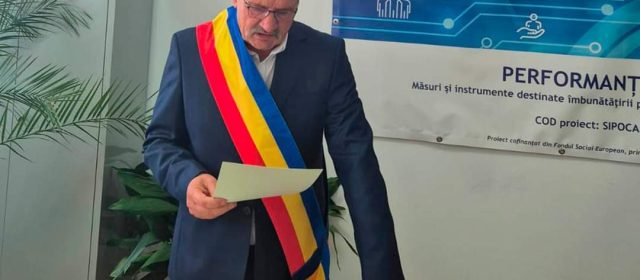 Ion Șerpescu a preluat oficial cel de-al treilea mandat de primar al Comunei Mahmudia.