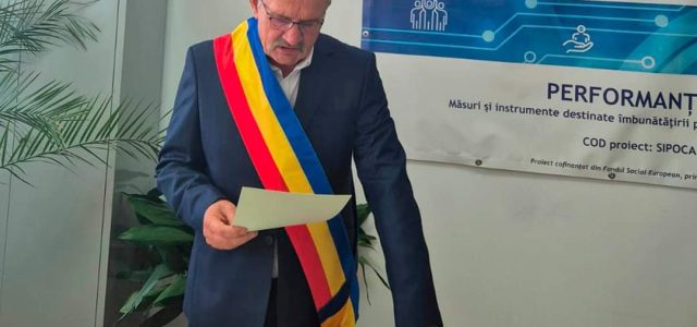 Ion Șerpescu a preluat oficial cel de-al treilea mandat de primar al Comunei Mahmudia.