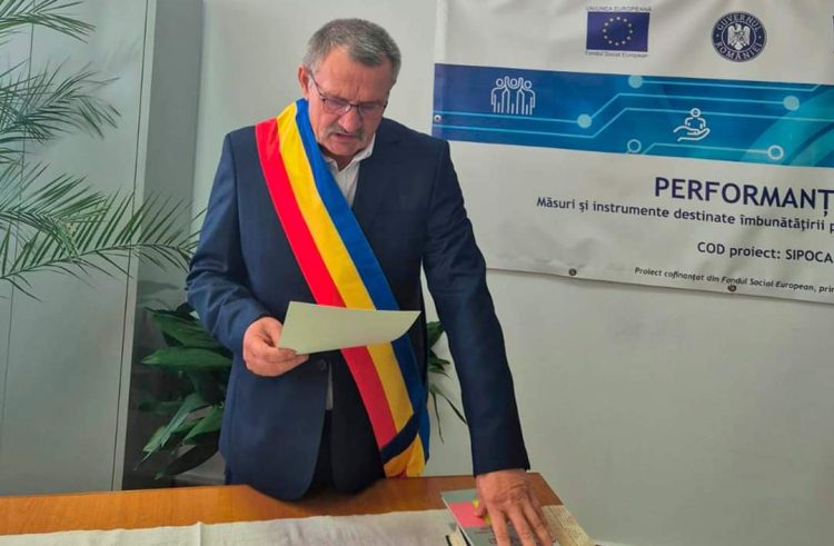 Ion Șerpescu a preluat oficial cel de-al treilea mandat de primar al Comunei Mahmudia.