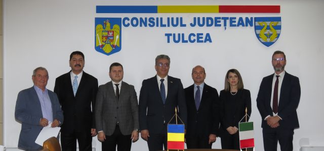 E.S. Alfredo Maria Durante Mangoni, ambasadorul Italiei în România, în vizită oficială la Tulcea