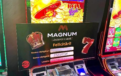 Un câștig fabulos la Jackpot Cards la o Sala de Jocuri MAGNUM din Tulcea!