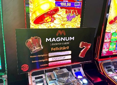 Un câștig fabulos la Jackpot Cards la o Sala de Jocuri MAGNUM din Tulcea!