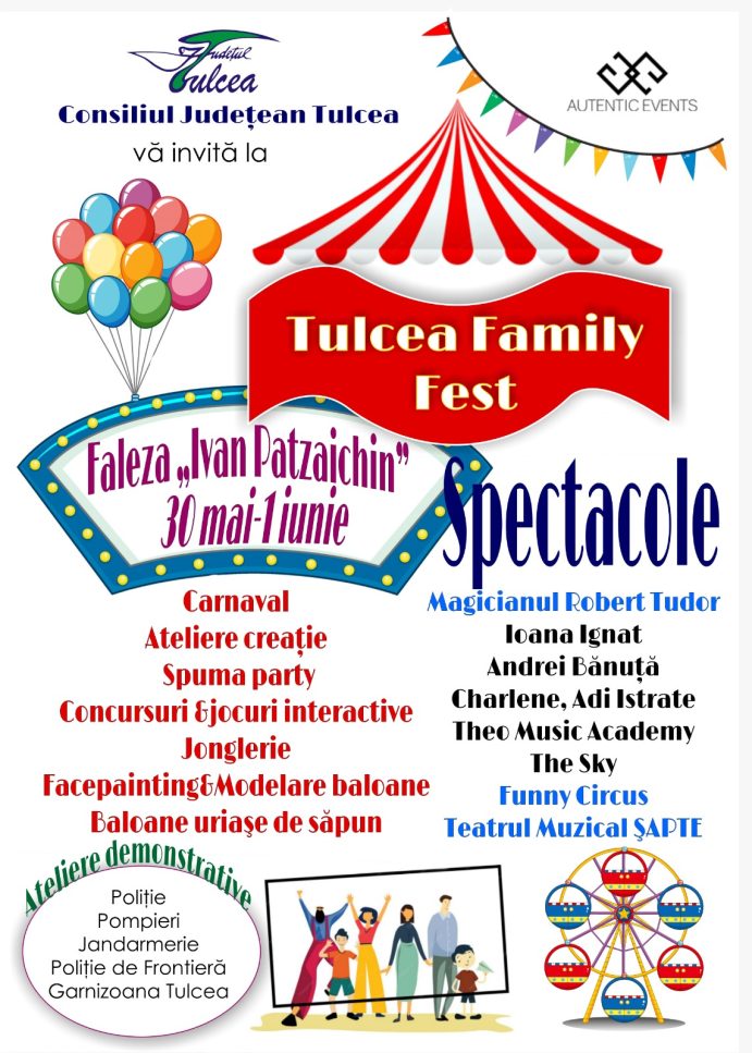 Tulcea Family Fest, un eveniment pentru întreaga familie   
