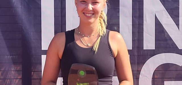 Tulceanca Herea a câștigat primul turneu ITF W15 la dublu