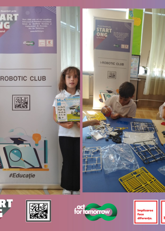 MICUŢII DE LA ŞCOALA ALEXANDRU CIUCURENCU-VIITORI ROBOTICIENI   